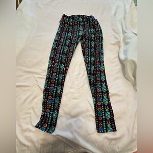 LuLaRoe women’s Leggings with Colorful Floral Design